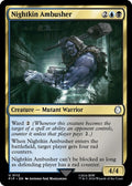 2024 Magic: The Gathering: Universes Beyond: Fallout (PIP) - Nightkin Ambusher (#112, Uncommon) (, Near Mint)