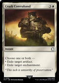 2024 Magic: The Gathering: Universes Beyond: Fallout (PIP) - Crush Contraband (#158, Uncommon) (, Near Mint)