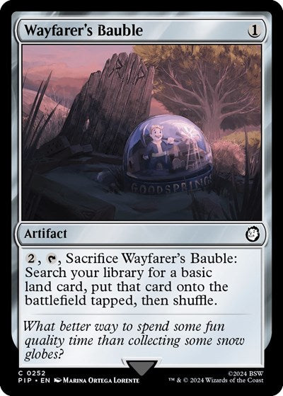 2024 Magic: The Gathering: Universes Beyond: Fallout (PIP) - Wayfarers Bauble (#252, Common) (, Near Mint)