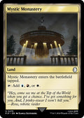 2024 Magic: The Gathering: Universes Beyond: Fallout (PIP) - Mystic Monastery (#275, Uncommon) (, Near Mint)