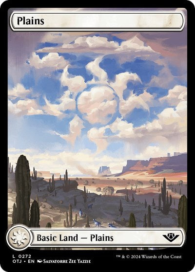 2024 Magic: The Gathering: Outlaws of Thunder Junction (OTJ) - Plains 0272 (#272, Land) (Foil, Near Mint)