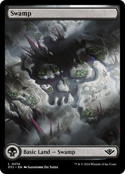 2024 Magic: The Gathering: Outlaws of Thunder Junction (OTJ) - Swamp 0274 (#274, Land) (, Near Mint)