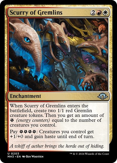 2024 Magic: The Gathering: Modern Horizons 3 (MH3) - Scurry of Gremlins (#203, Uncommon)