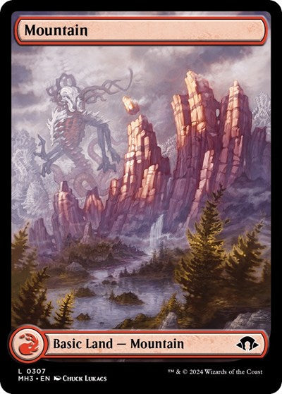 2024 Magic: The Gathering: Modern Horizons 3 (MH3) - Mountain 0307 (#307, Land)
