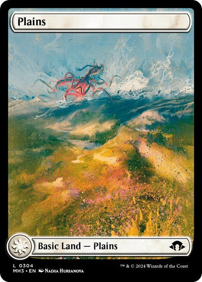 2024 Magic: The Gathering: Modern Horizons 3 (MH3) - Plains 0304 (#304, Land) (Foil, Near Mint)