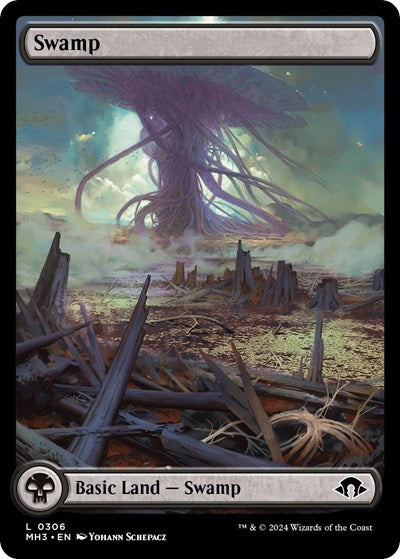 2024 Magic: The Gathering: Modern Horizons 3 (MH3) - Swamp 0306 (#306, Land) (, Near Mint)