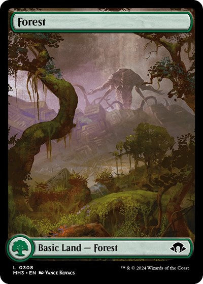 2024 Magic: The Gathering: Modern Horizons 3 (MH3) - Forest 0308 (#308, Land)