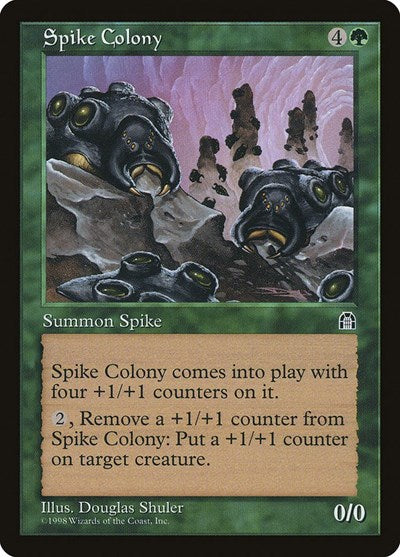 1998 Magic: The Gathering: Stronghold (STH) - Spike Colony (#117, Common) (, Near Mint)