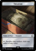 2024 Magic: The Gathering: Universes Beyond: Fallout (PIP) - Treasure 0019 Alien Double Sided Token (#19 // 6, T) (Foil, Near Mint)
