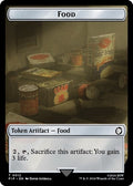 2024 Magic: The Gathering: Universes Beyond: Fallout (PIP) - Food 0012 Clue Double Sided Token (#12 // 11, T) (Foil, Near Mint)