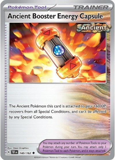 2024 Pokemon: SV05: Temporal Forces (TEF) - Ancient Booster Energy Capsule (#140/162, Uncommon) (, Near Mint)