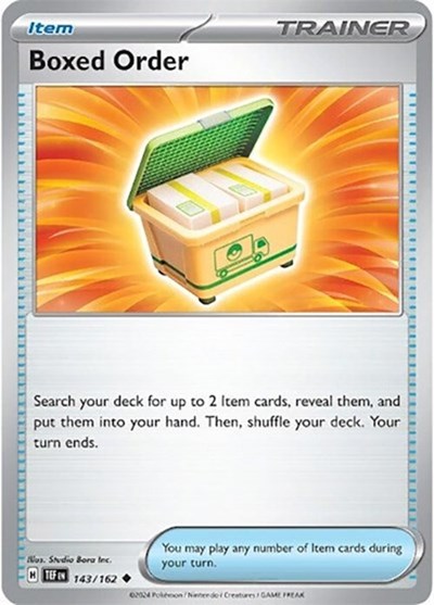 2024 Pokemon: SV05: Temporal Forces (TEF) - Boxed Order (#143/162, Uncommon) (, Near Mint)