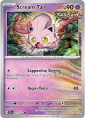 2024 Pokemon: SV05: Temporal Forces (TEF) - Scream Tail (#077/162, Uncommon) (, Near Mint)
