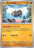 2024 Pokemon: SV05: Temporal Forces (TEF) - Relicanth 084 162 (#084/162, Rare) (Holofoil, Near Mint)