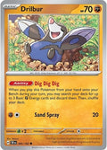 2024 Pokemon: SV05: Temporal Forces (TEF) - Drilbur (#085/162, Common) (, Near Mint)