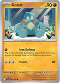 2024 Pokemon: SV05: Temporal Forces (TEF) - Golett (#087/162, Common) (, Near Mint)
