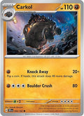 2024 Pokemon: SV05: Temporal Forces (TEF) - Carkol (#094/162, Common) (, Near Mint)