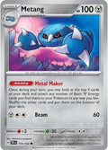 2024 Pokemon: SV05: Temporal Forces (TEF) - Metang (#114/162, Common) (, Near Mint)