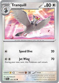 2024 Pokemon: SV05: Temporal Forces (TEF) - Tranquill (#134/162, Common) (, Near Mint)