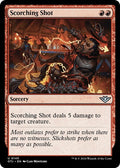 2024 Magic: The Gathering: Outlaws of Thunder Junction (OTJ) - Scorching Shot (#145, Uncommon) (, Near Mint)