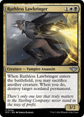 2024 Magic: The Gathering: Outlaws of Thunder Junction (OTJ) - Ruthless Lawbringer (#229, Uncommon) (, Near Mint)