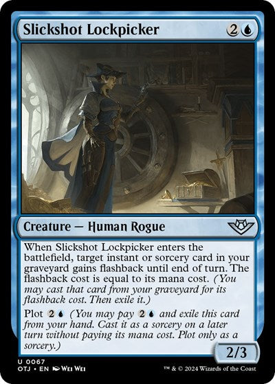 2024 Magic: The Gathering: Outlaws of Thunder Junction (OTJ) - Slickshot Lockpicker (#67, Uncommon)