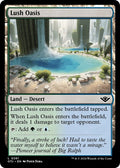 2024 Magic: The Gathering: Outlaws of Thunder Junction (OTJ) - Lush Oasis (#261, Land) (, Near Mint)