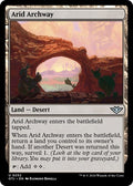 2024 Magic: The Gathering: Outlaws of Thunder Junction (OTJ) - Arid Archway (#252, Uncommon) (Foil, Near Mint)