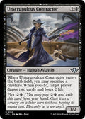 2024 Magic: The Gathering: Outlaws of Thunder Junction (OTJ) - Unscrupulous Contractor (#112, Uncommon)