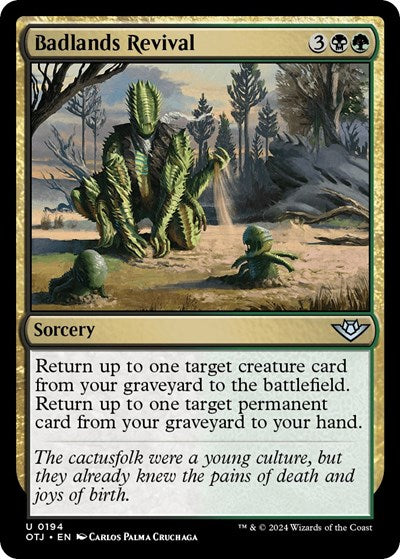 2024 Magic: The Gathering: Outlaws of Thunder Junction (OTJ) - Badlands Revival (#194, Uncommon) (, Near Mint)