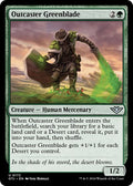 2024 Magic: The Gathering: Outlaws of Thunder Junction (OTJ) - Outcaster Greenblade (#172, Uncommon) (, Near Mint)