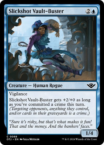 2024 Magic: The Gathering: Outlaws of Thunder Junction (OTJ) - Slickshot Vault Buster (#68, Common) (, Near Mint)