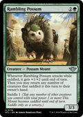 2024 Magic: The Gathering: Outlaws of Thunder Junction (OTJ) - Rambling Possum (#176, Uncommon) (, Near Mint)