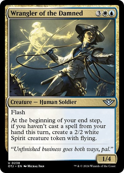 2024 Magic: The Gathering: Outlaws of Thunder Junction (OTJ) - Wrangler of the Damned (#238, Uncommon)