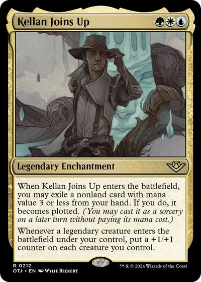 2024 Magic: The Gathering: Outlaws of Thunder Junction (OTJ) - Kellan Joins Up (#212, Rare)