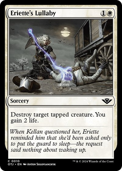2024 Magic: The Gathering: Outlaws of Thunder Junction (OTJ) - Eriettes Lullaby (#10, Common)
