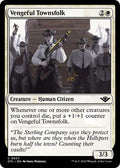 2024 Magic: The Gathering: Outlaws of Thunder Junction (OTJ) - Vengeful Townsfolk (#37, Common)
