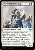 2024 Magic: The Gathering: Outlaws of Thunder Junction (OTJ) - Sheriff of Safe Passage (#29, Uncommon) (, Near Mint)