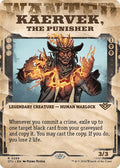 2024 Magic: The Gathering: Outlaws of Thunder Junction (OTJ) - Kaervek the Punisher Showcase (#289, Rare) (, Near Mint)