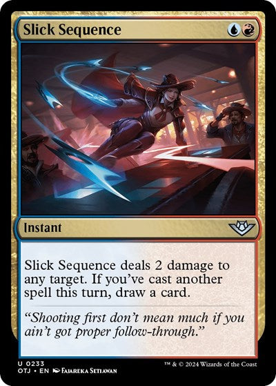 2024 Magic: The Gathering: Outlaws of Thunder Junction (OTJ) - Slick Sequence (#233, Uncommon) (, Near Mint)