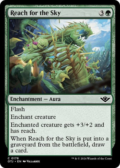 2024 Magic: The Gathering: Outlaws of Thunder Junction (OTJ) - Reach for the Sky (#178, Common)