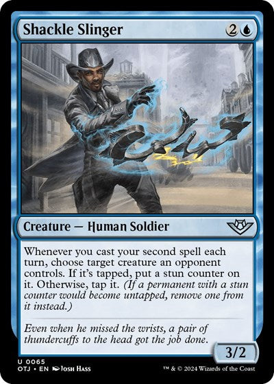 2024 Magic: The Gathering: Outlaws of Thunder Junction (OTJ) - Shackle Slinger (#65, Uncommon) (, Near Mint)