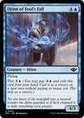 2024 Magic: The Gathering: Outlaws of Thunder Junction (OTJ) - Djinn of Fools Fall (#43, Common)