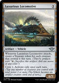 2024 Magic: The Gathering: Outlaws of Thunder Junction (OTJ) - Luxurious Locomotive (#244, Uncommon) (, Near Mint)