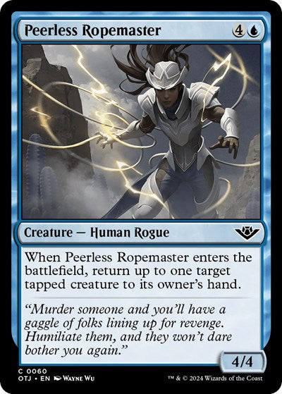 2024 Magic: The Gathering: Outlaws of Thunder Junction (OTJ) - Peerless Ropemaster (#60, Common) (, Near Mint)