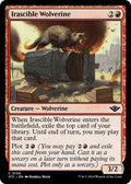 2024 Magic: The Gathering: Outlaws of Thunder Junction (OTJ) - Irascible Wolverine (#130, Common) (, Near Mint)