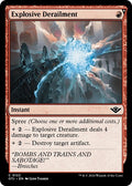 2024 Magic: The Gathering: Outlaws of Thunder Junction (OTJ) - Explosive Derailment (#122, Common)