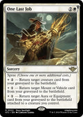 2024 Magic: The Gathering: Outlaws of Thunder Junction (OTJ) - One Last Job (#22, Rare) (, Near Mint)