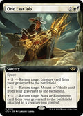 2024 Magic: The Gathering: Outlaws of Thunder Junction (OTJ) - One Last Job Extended Art (#315, Rare) (, Lightly Played)