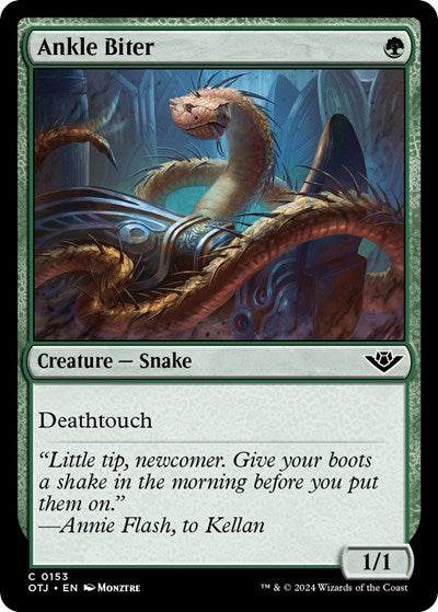 2024 Magic: The Gathering: Outlaws of Thunder Junction (OTJ) - Ankle Biter (#153, Common)